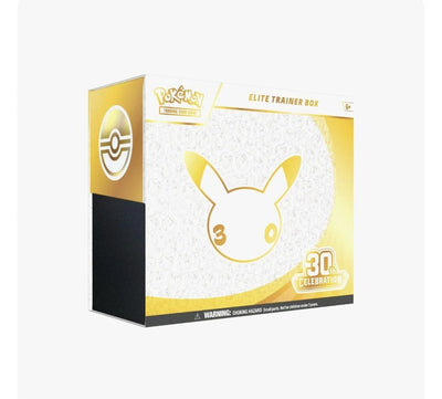 Pre-Order: Pokémon TCG 30th Anniversary Celebrations Elite Trainer Box