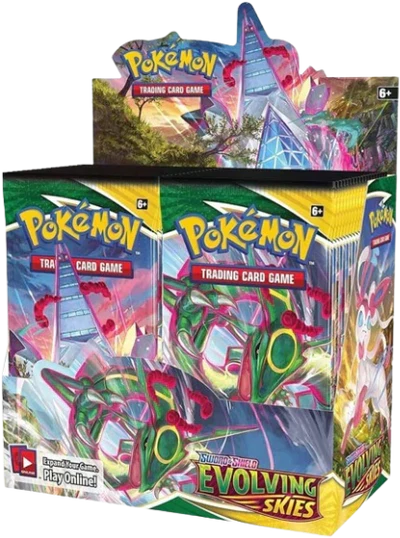 Pokémon TCG: Sword & Shield – Evolving Skies Booster Box (36 Packs, English)